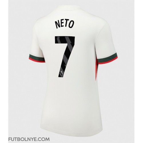 Camiseta Chelsea Pedro Neto #7 Visitante Equipación para mujer 2025-26 manga corta Camiseta Chelsea Pedro Neto #7 Visitante Equipación para mujer 2025-26 manga corta
